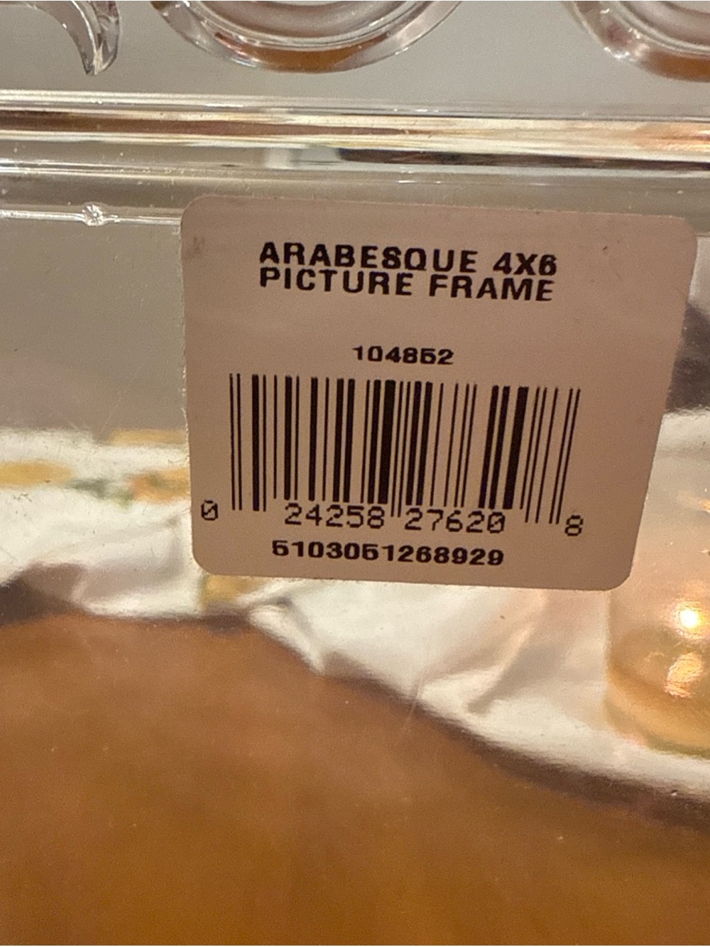 Marquis by Waterford Arabesque Crystal Picture Frame 4x6 Germany - Picture 5 of 6